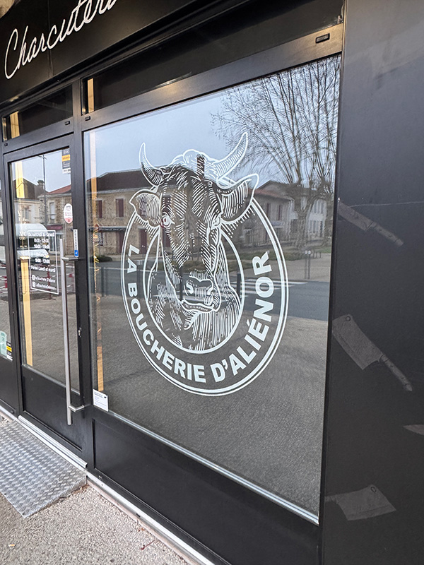 Stores intérieurs - Boucherie d'Aliénor à Belin-Béliet (33)